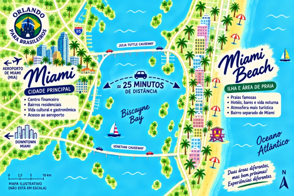 onde fica miami no mapa